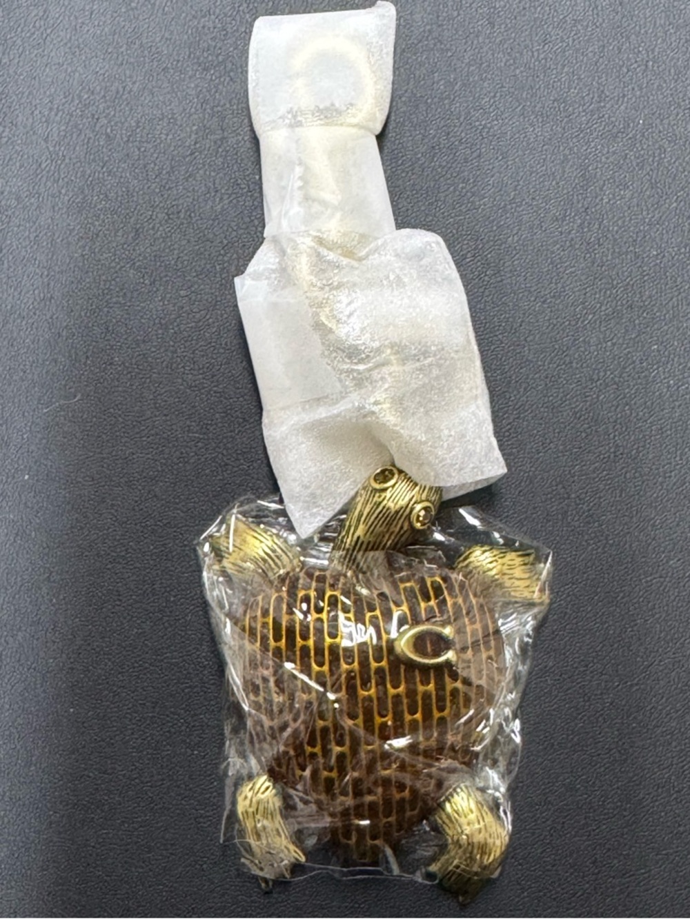 Coach NWOT Turtle Bag Charm - Picture 4 of 5